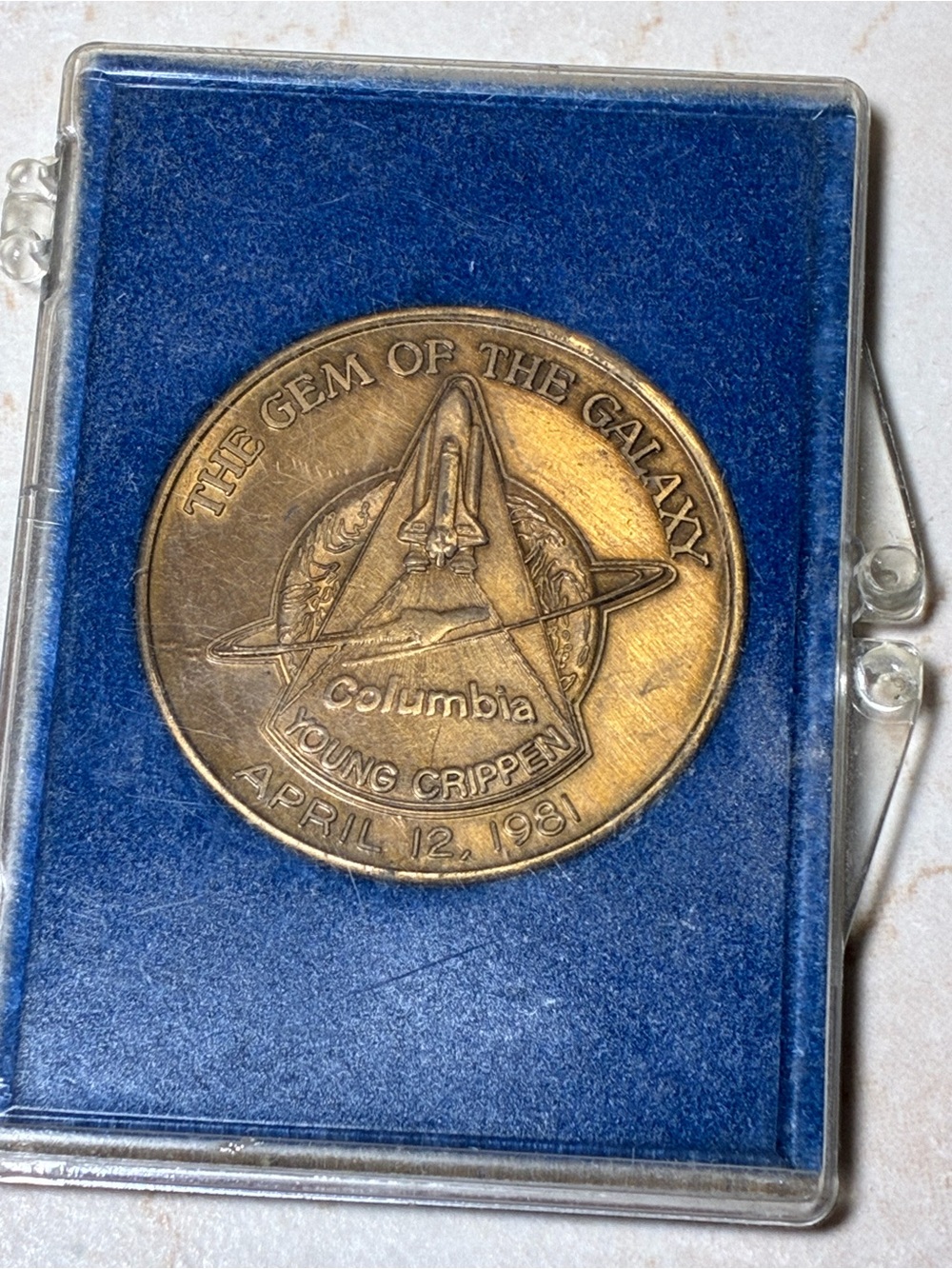 Commemorative 'The Gem of the Galaxy' Columbia Medallion coin